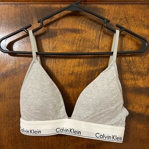 Calvin Klein Icon Cotton Modal Lightly Lined Triangle Bralette